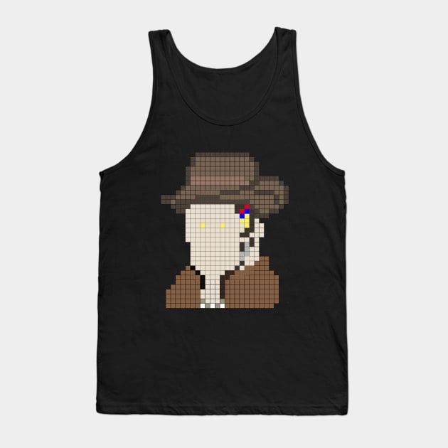 Nick Valentine - 8bit design Tank Top by Radart